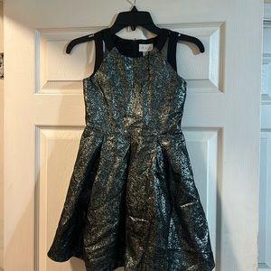 Children’s place black shimmer dress size 8.
